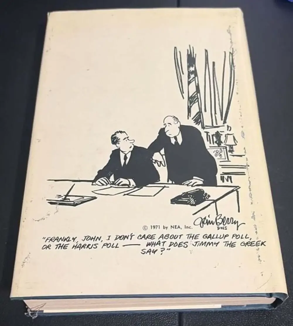 Jimmy the Greek By Himself Hardcover Book